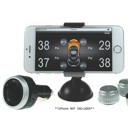 Gator DIY BT Wireless Car Tyre Pressure Monitor Monitoring System App Control TPM iOS 2