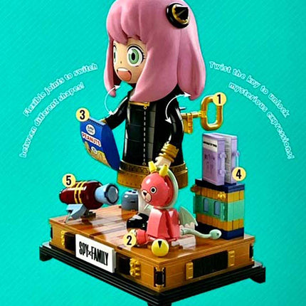 Kalos 31cm Anya Forger Face Changing Building Block Figure Spy X Family 4
