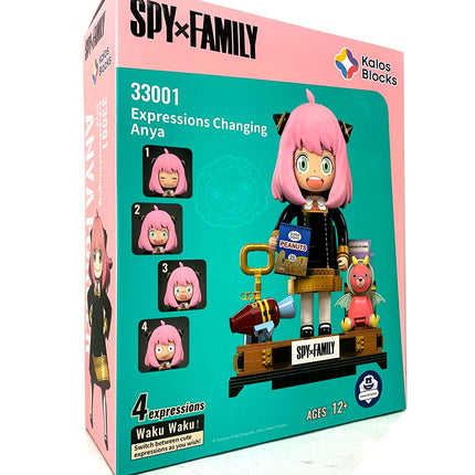 Kalos 31cm Anya Forger Face Changing Building Block Figure Spy X Family 8