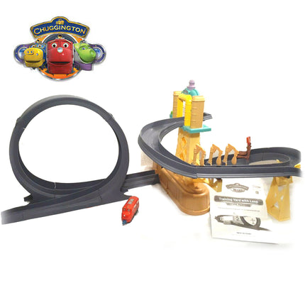 Chuggington Train Motorised Training Yard Loop Ready to Play Set with Diecast Wilson 2