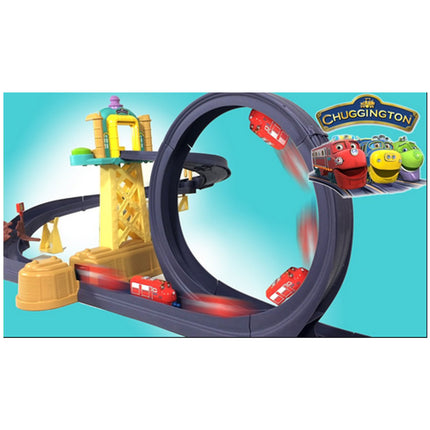 Chuggington Train Motorised Training Yard Loop Ready to Play Set with Diecast Wilson 6