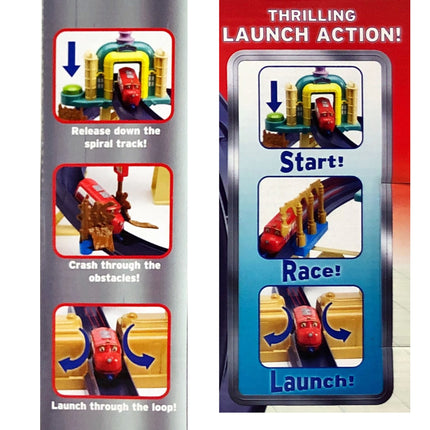 Chuggington Train Motorised Training Yard Loop Ready to Play Set with Diecast Wilson 7