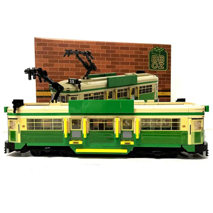 Best Brick Australia Melbourne W-Class Tram Building Block Toy Model 2