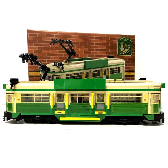 Best Brick Australia Melbourne W-Class Tram Building Block Toy Model 2