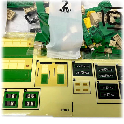 Best Brick Australia Melbourne W-Class Tram Building Block Toy Model 4