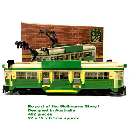Best Brick Australia Melbourne W-Class Tram Building Block Toy Model 8