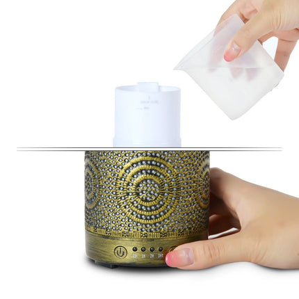 activiva 100ml Metal Essential Oil and Aroma Diffuser-Vintage Gold 4