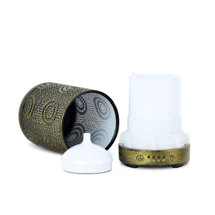 activiva 100ml Metal Essential Oil and Aroma Diffuser-Vintage Gold 6