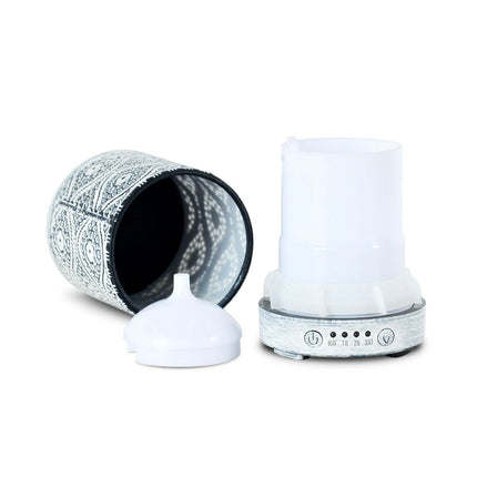 activiva 100ml Metal Essential Oil and Aroma Diffuser-Vintage White 6