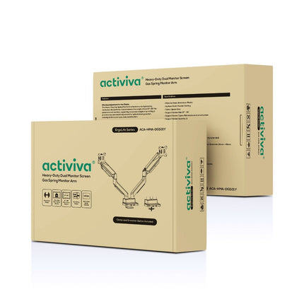 activiva Heavy Duty Dual Monitor Screen Gas Spring Monitor Arm 8