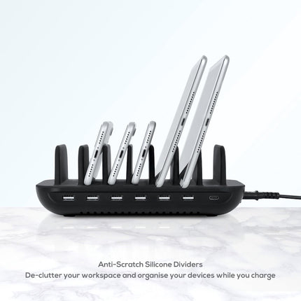 mbeat Gorilla Power 7-Port 60W USB + USB-C Charging Station 4