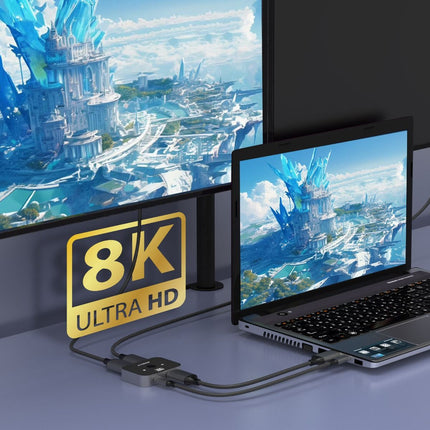 mbeat 8K Bi-directional HDMI 2.1 Switch 2 In 1 Out/1 In 2 Out 3
