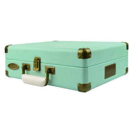 mbeat Woodstock Tiffany Blue Retro Turntable 2