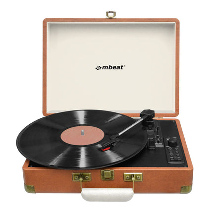 mbeat Aria Retro Turntable with Bluetooth & USB Disk Record 2