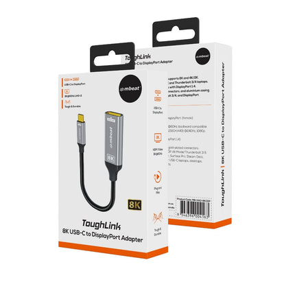 mbeat Tough Link 8K USB-C to DP Adapter - Space Grey 7