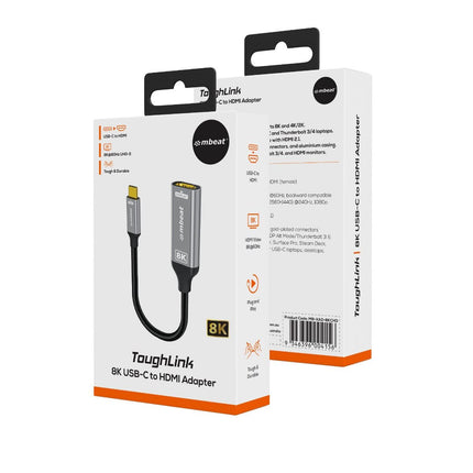 mbeat Tough Link 8K USB-C to HDMI Adapter - Space Grey 7