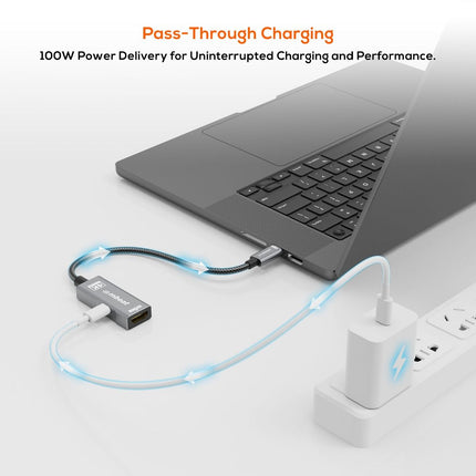 mbeat Tough Link USB-C to HDMI Adapter with 100W PD - Space Grey 3