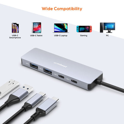 mbeat Elite 4-Port 10Gbps USB-C Gen 2 Hub (2A+2C) 5