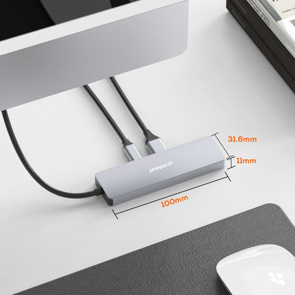 mbeat Elite 4-Port 10Gbps USB-C Gen 2 Hub (2A+2C) 6
