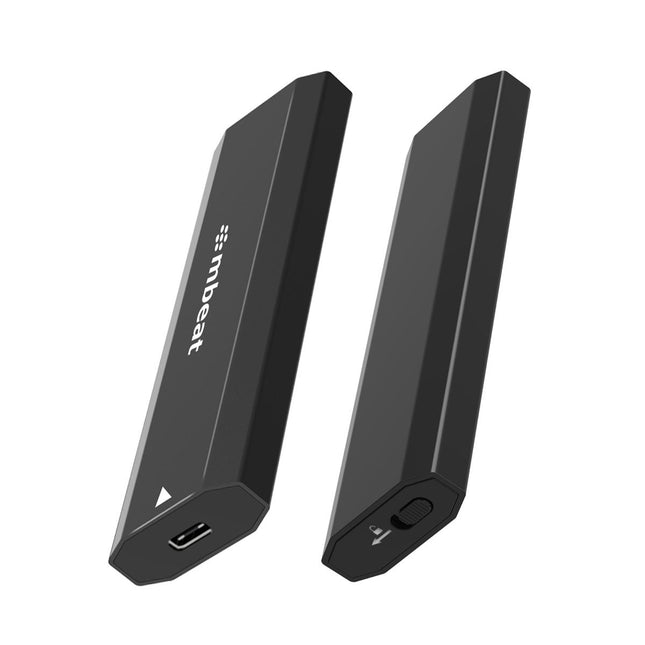 mbeat Elite USB-C to M.2 SSD Enclosure (M-Key, B+M Key) - Matte Black 2