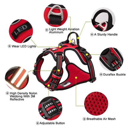 No Pull Harness Purple S 6
