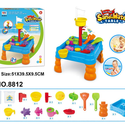 Children's Sand & Water Table with 21 Play Accessories 3