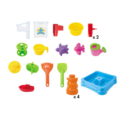 Children's Sand & Water Table with 21 Play Accessories 2