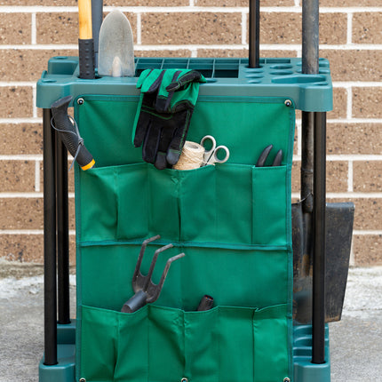 Organising Storage Rack for Garden Tools (Green) & Keep the Shed Tidy 4