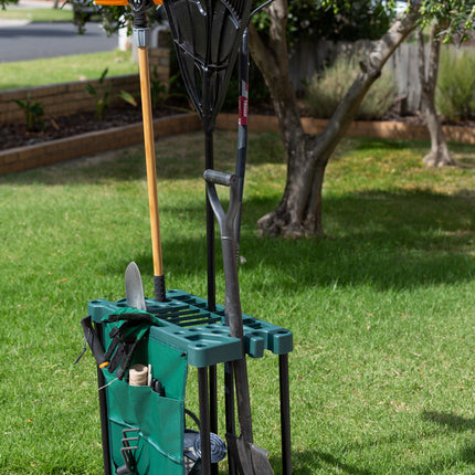 Organising Storage Rack for Garden Tools (Green) & Keep the Shed Tidy 5