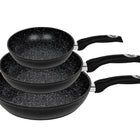 3-Piece Forged Frypan Set with Non-stick Coating