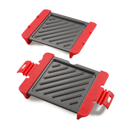 Compact Microwave Sandwich Maker Non-Stick Grill Plates for Quick Meals at Home, Work, or Travel 4