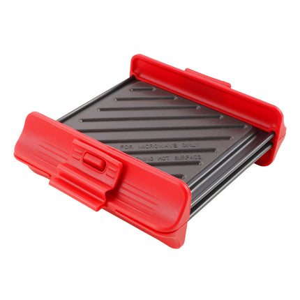 Compact Microwave Sandwich Maker Non-Stick Grill Plates for Quick Meals at Home, Work, or Travel 8