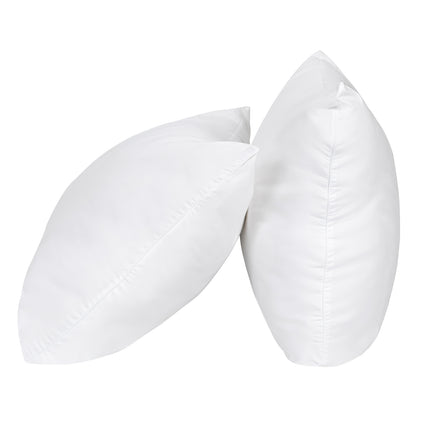 100 Percent Cotton Pillow Cover with 800g Poly Fill,  Hypoallergenic, Antibacterial, and Cooling Technology  2 PK 5