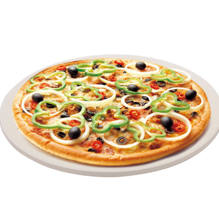 Heat-Resistant BBQ Pizza Stone - 33cm 2