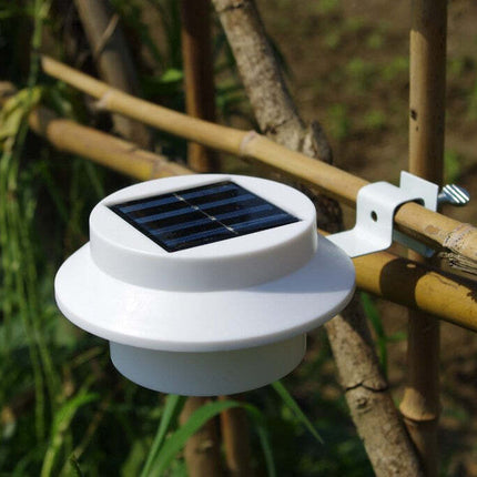 Solar Multipurpose Light (3-Piece, White) w/ Screw & Mount, Energy-Saving 3