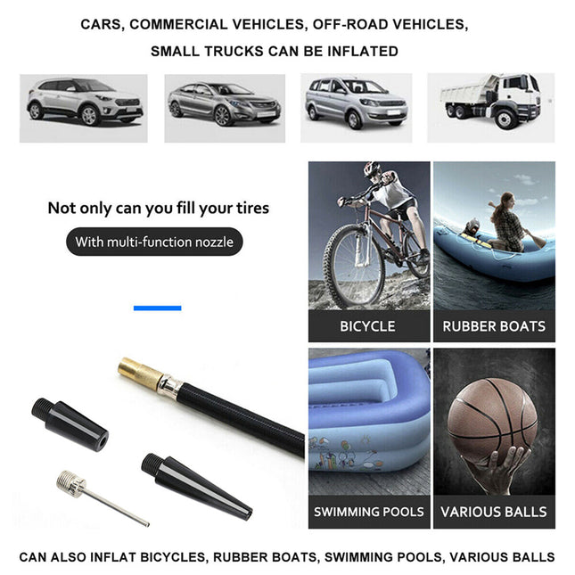 12V 150PSI Car Air Compressor Portable Tyre Deflator Inflator Pump 4WD Car Truck 2
