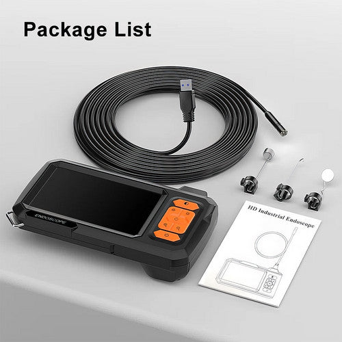 5M 8mm Lens Industrial Endoscope 1080P Digital Borescope Inspection Camera LED Lamp 2