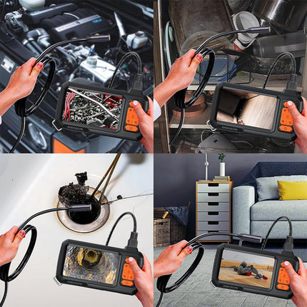 5M 8mm Lens Industrial Endoscope 1080P Digital Borescope Inspection Camera LED Lamp 10
