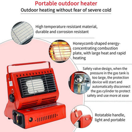 Portable Butane Gas Heater Cooker Camping Tent Outdoor Hiking Camper Survival AU 2