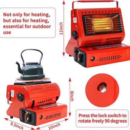 Portable Butane Gas Heater Cooker Camping Tent Outdoor Hiking Camper Survival AU 3