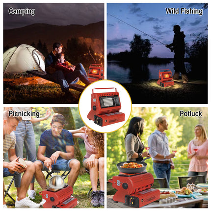 Portable Butane Gas Heater Cooker Camping Tent Outdoor Hiking Camper Survival AU 8