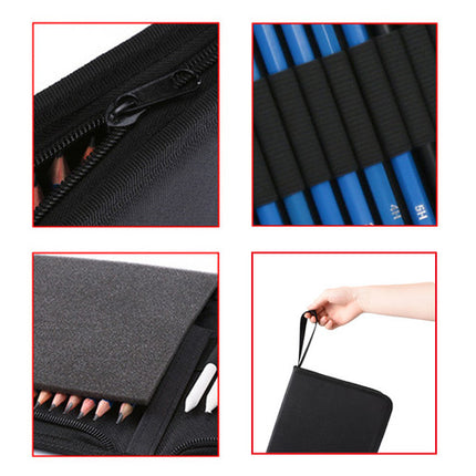 72pcs Professional Drawing Artist Kit Set Pencils and Sketch Charcoal Art Tools 7