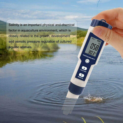 Set 7 In 1 and 5 in 1 PH Meter TDS/EC/Salt/Temp Water Quality Monitor Tester Pen 7