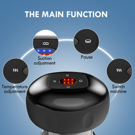 6 Levels Electric Cupping Therapy Massager Adjustable Portable Rechargeable 4