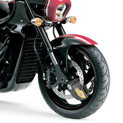Black Motorcycle Alarm Disc Lock Motor Bike Brake Security Electric  Bicycle Lock AU 8