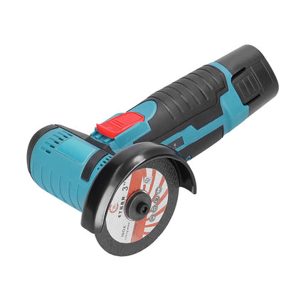 800W Mini Cordless Brushless Angle Grinder Cutting Tool W/ 2x Battery & Charger 9