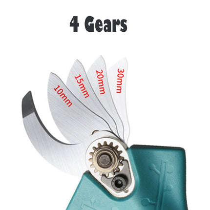 Cordless Electric Pruning Shears Secateur Rechargeable Branch Cutter W/ 2 Battery 2