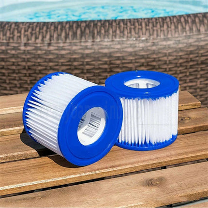 6PCS Replacement Bestway VI Filter Cartridge Inflatable Lay-Z-Spa Filters 58323 3
