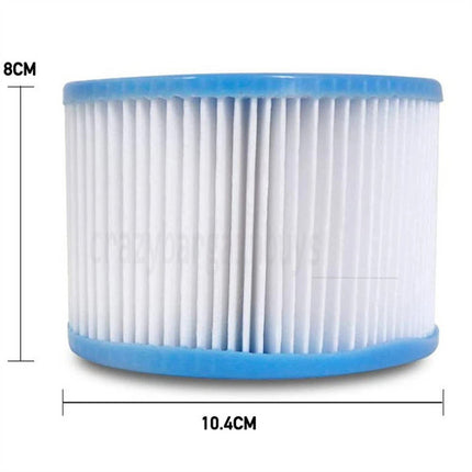 6PCS Replacement Bestway VI Filter Cartridge Inflatable Lay-Z-Spa Filters 58323 9