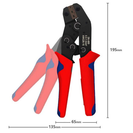Assorted Waterproof Insulated Electrical Wiring Connectors Crimp Terminals Plier 3